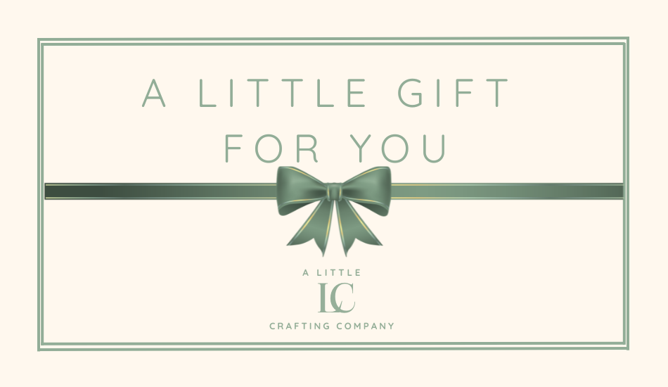 A Little Crafting Company Gift Card | Perfect Last-Minute Personalised Gift