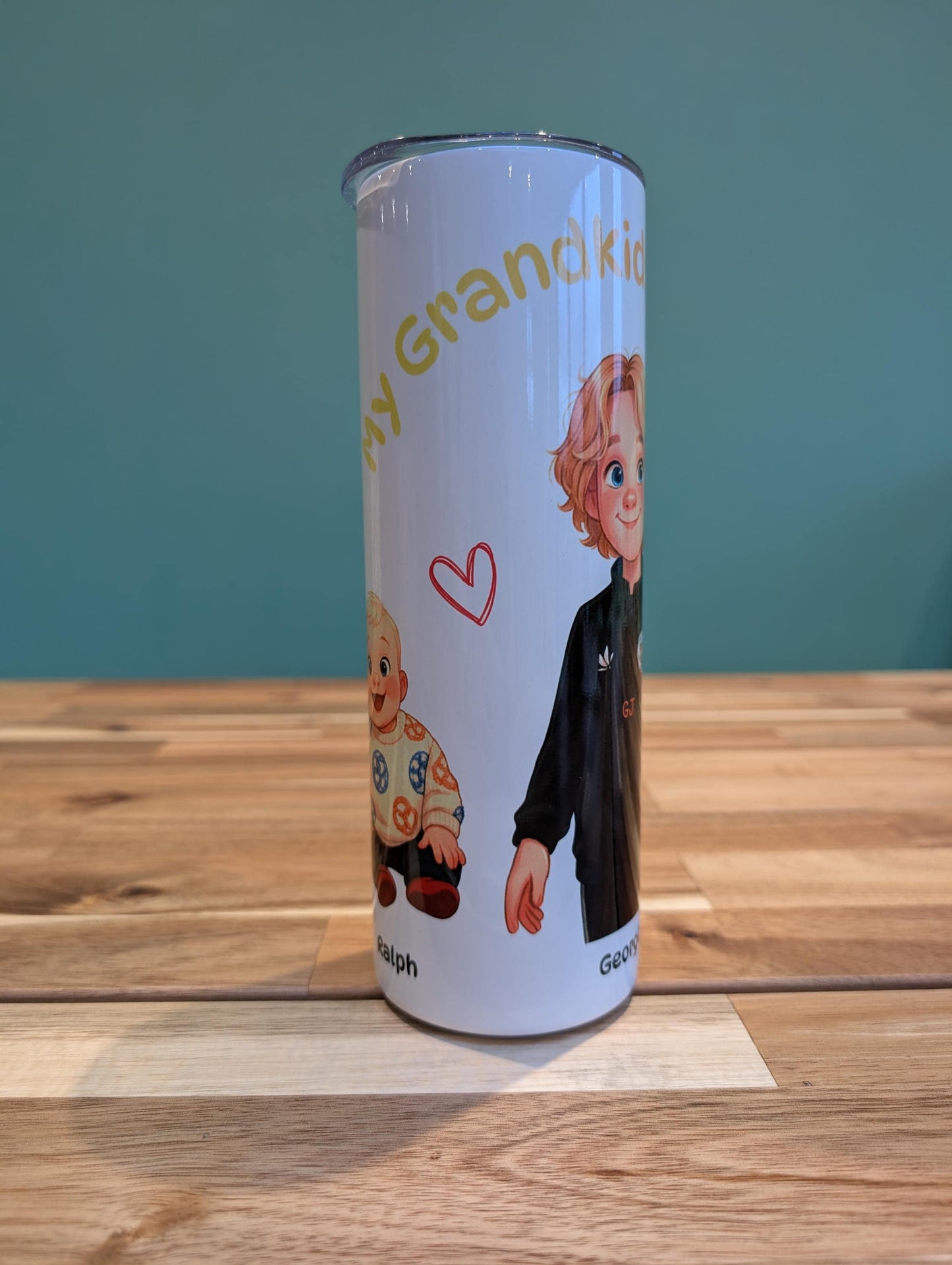 Custom Cartoon Family Tumbler | Personalized Portrait Gift