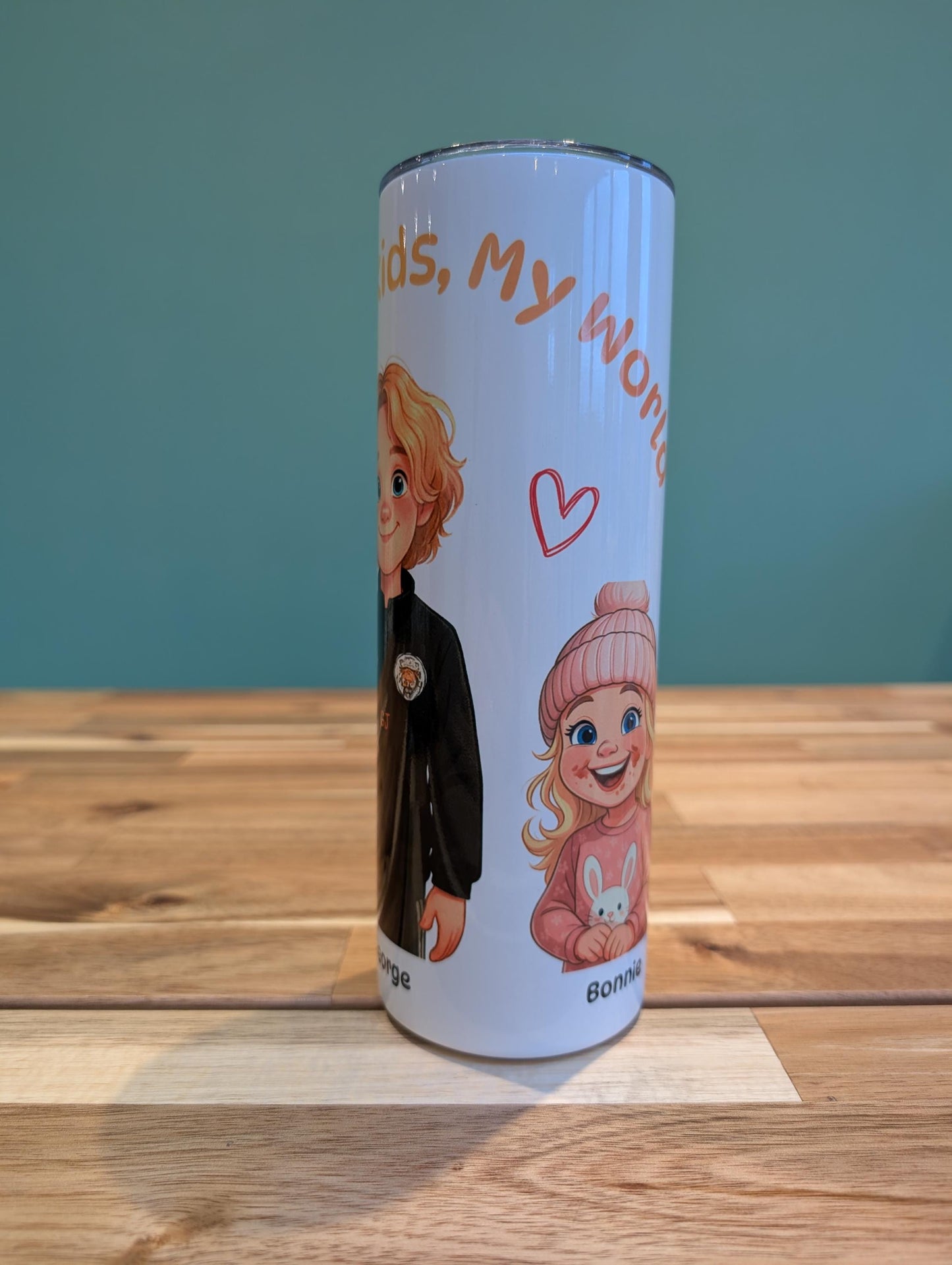 Custom Cartoon Family Tumbler | Personalized Portrait Gift