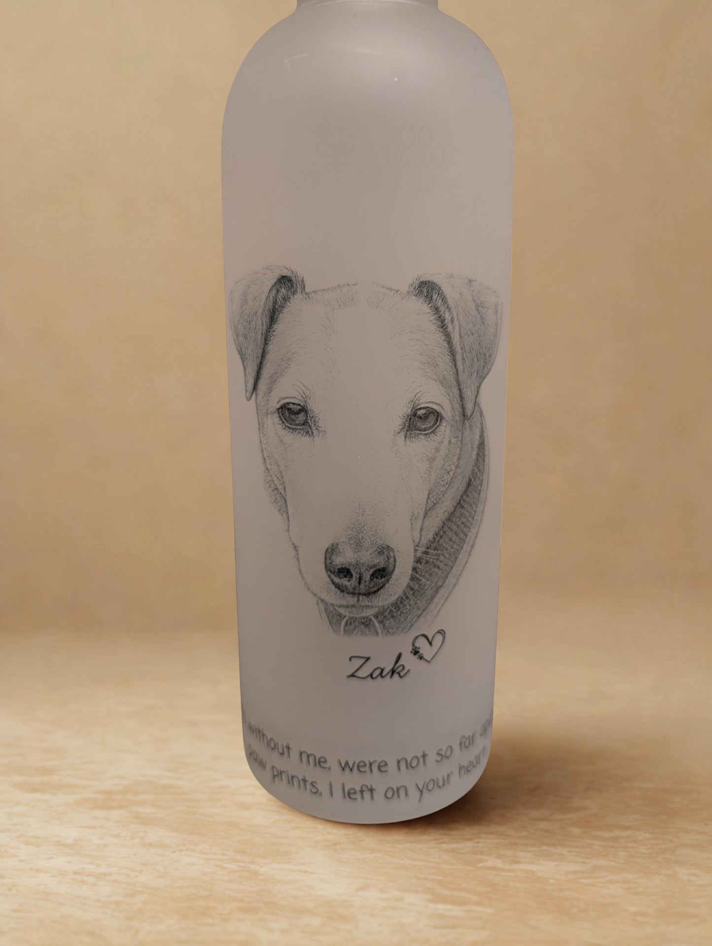 Personalized Dog Portrait Tumbler | Insulated Pet Memorial Gift