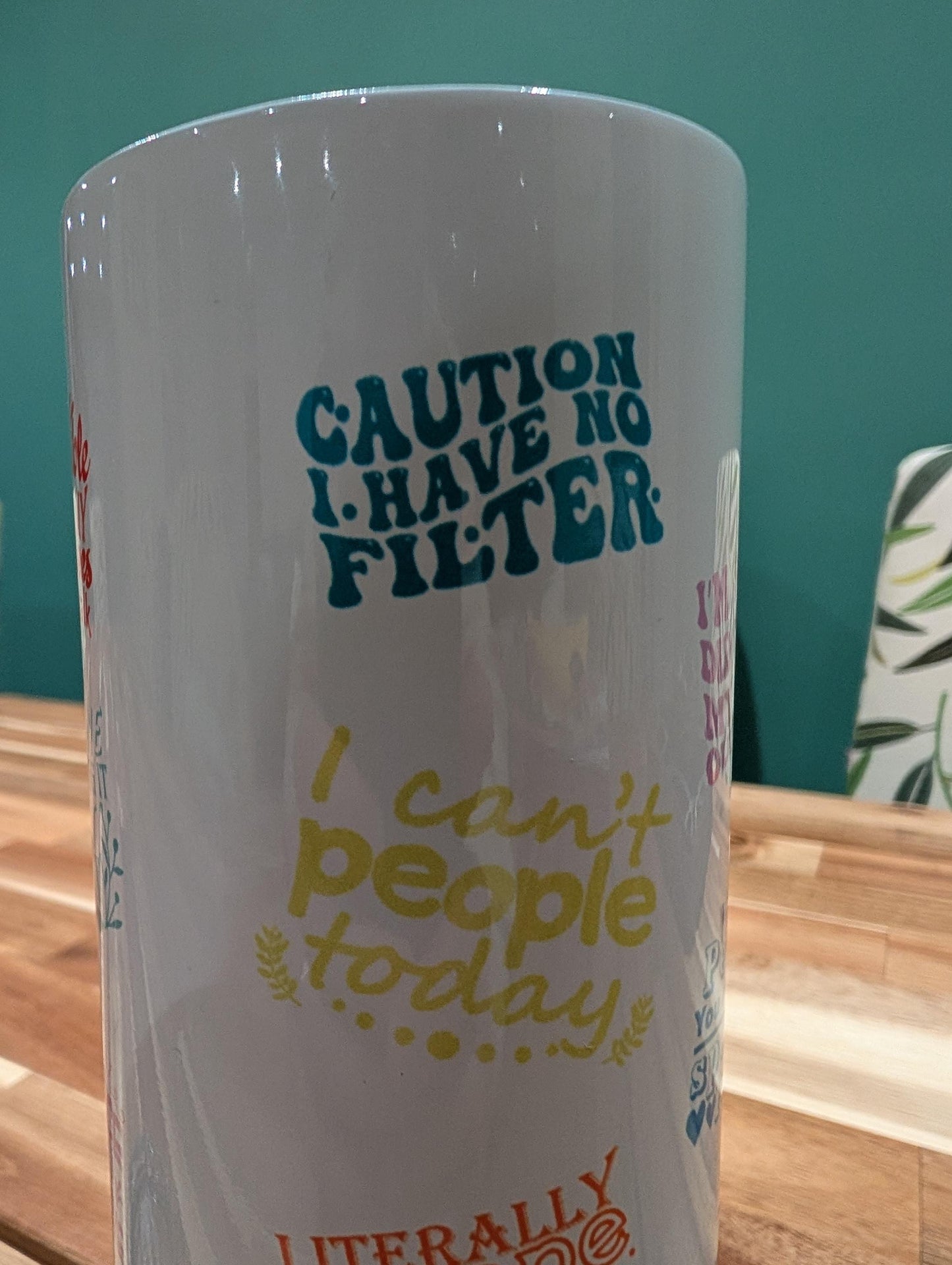 Sarcastic Quote Tumbler | Personalized Name Insulated Travel Cup