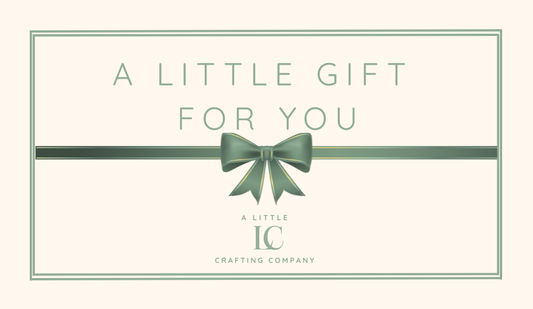A Little Crafting Company Gift Card | Perfect Last-Minute Personalised Gift